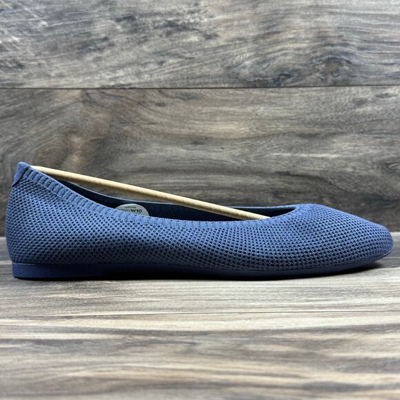 NIB Allbirds Tree Breezer Point Ballet Flats Hazy Indigo Womens 10 - Picture 5 of 12